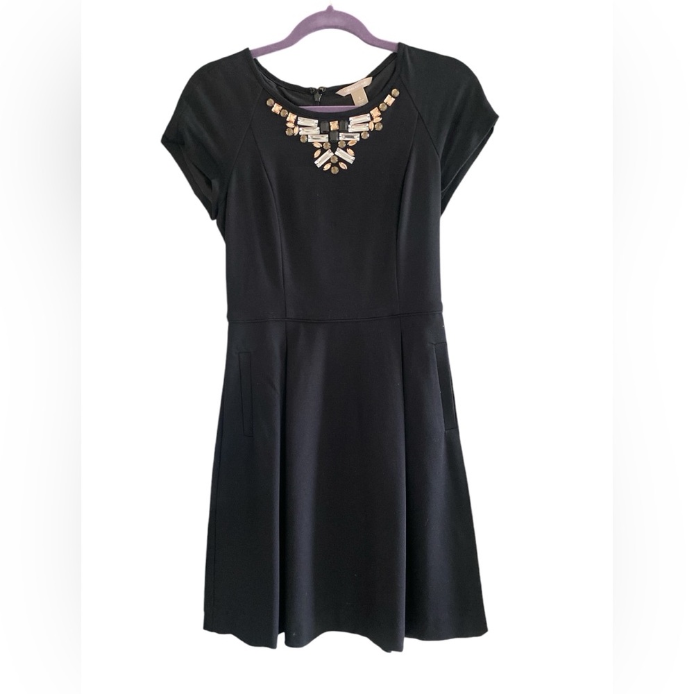 Banana Republic Ponte Black Dress Size 2